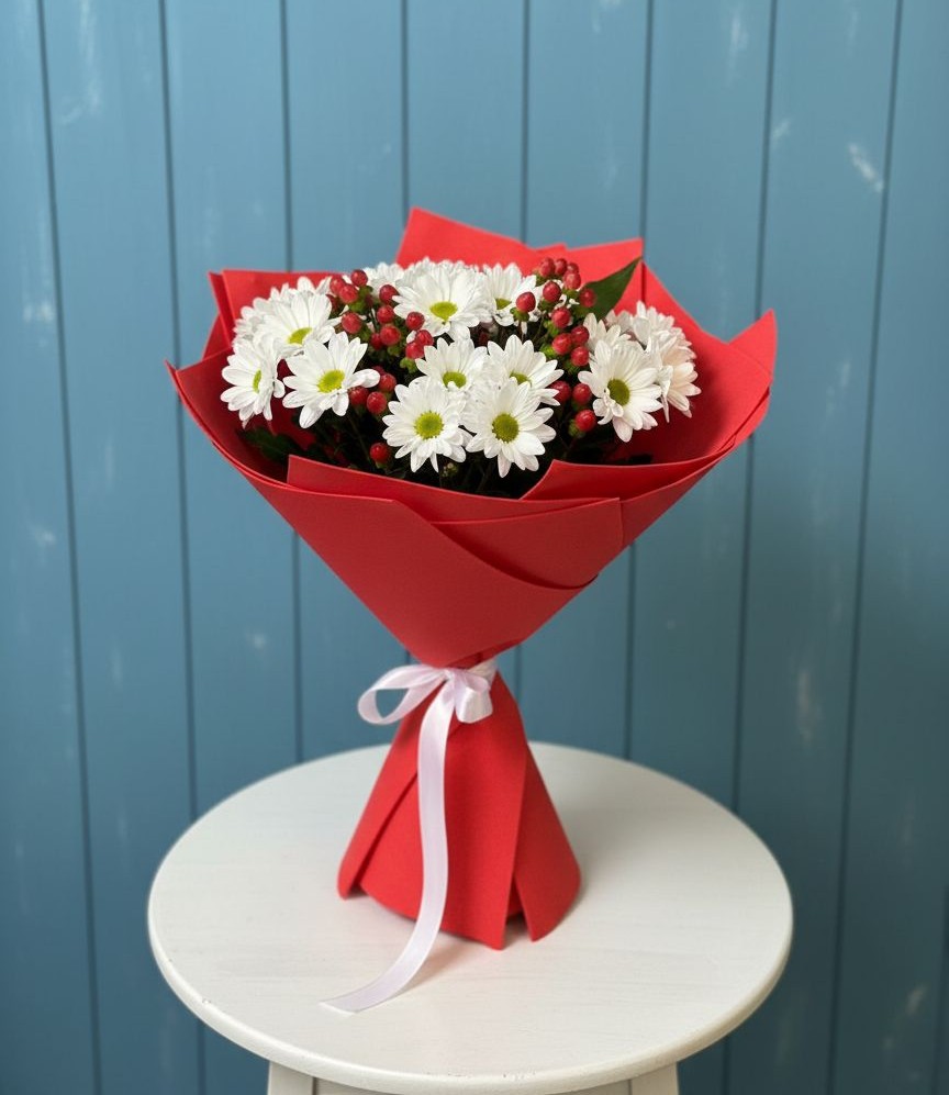 Букет цветов из: Хризантемы в Шайковке