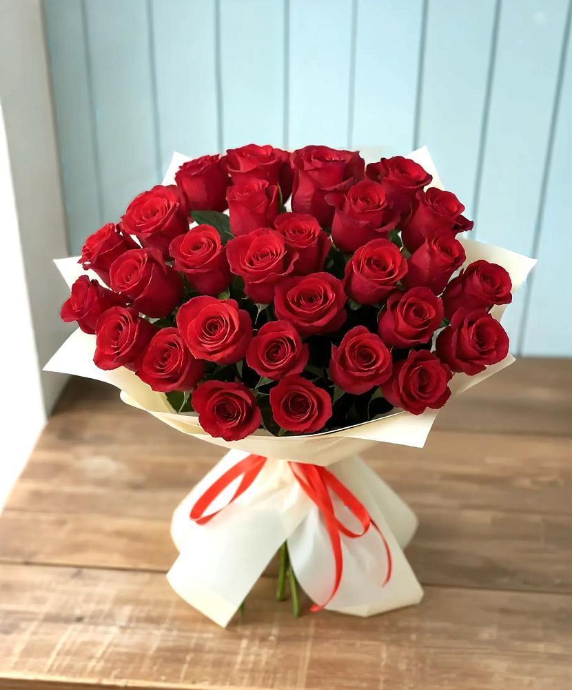 Букет 29 Красных роз в Шайковке