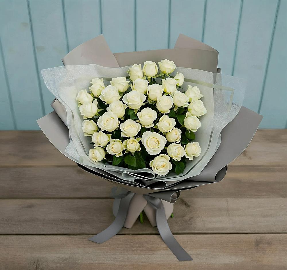 Букет Белоснежная нежность в Шайковке