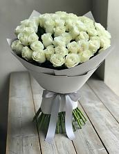 Букет 35 Белых роз в Шайковке