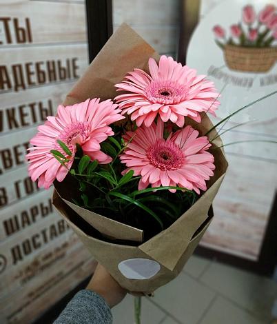 Букет цветов из: Герберы в Шайковке