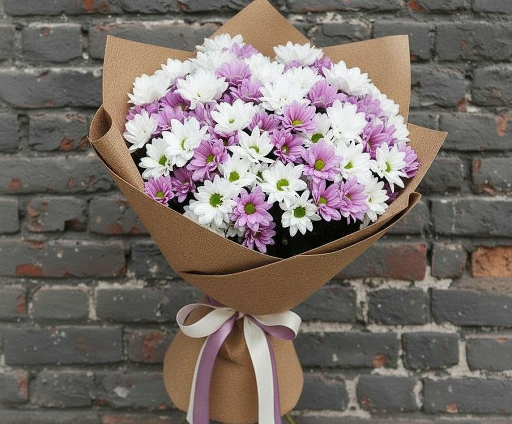 Букет цветов из: Хризантемы в Шайковке
