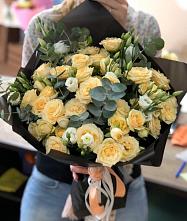 Букет цветов из:  Розы и Лизиантусы #REPLACE_PRED# Шайковке