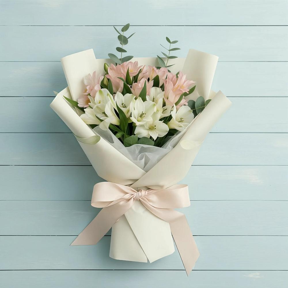 Букет цветов из: Альстромерии в Шайковке