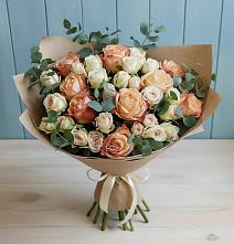 Букет цветов из:  Альстромерии и Розы в Шайковке