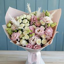 Букет цветов из:  Альстромерии и Розы в Шайковке