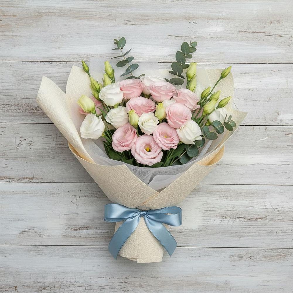 Букет цветов из: Лизиантусы в Шайковке